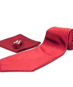 kaklaraištis raudonas rinkinys