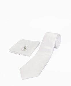 kaklaraištis baltas rinkinys