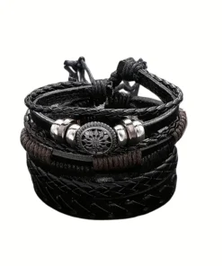 juodos odinės apyrankės