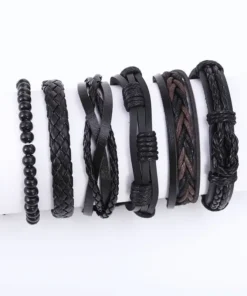 juodos odinės apyrankės