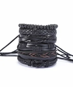 juodos odinės apyrankės