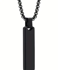 juoda grandinėlė su pakabuku