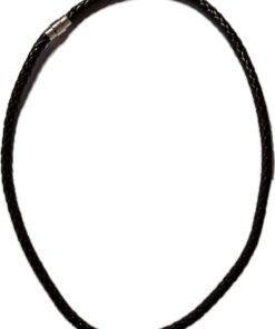 juoda odinė apyrankė