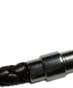 juoda odinė apyrankė